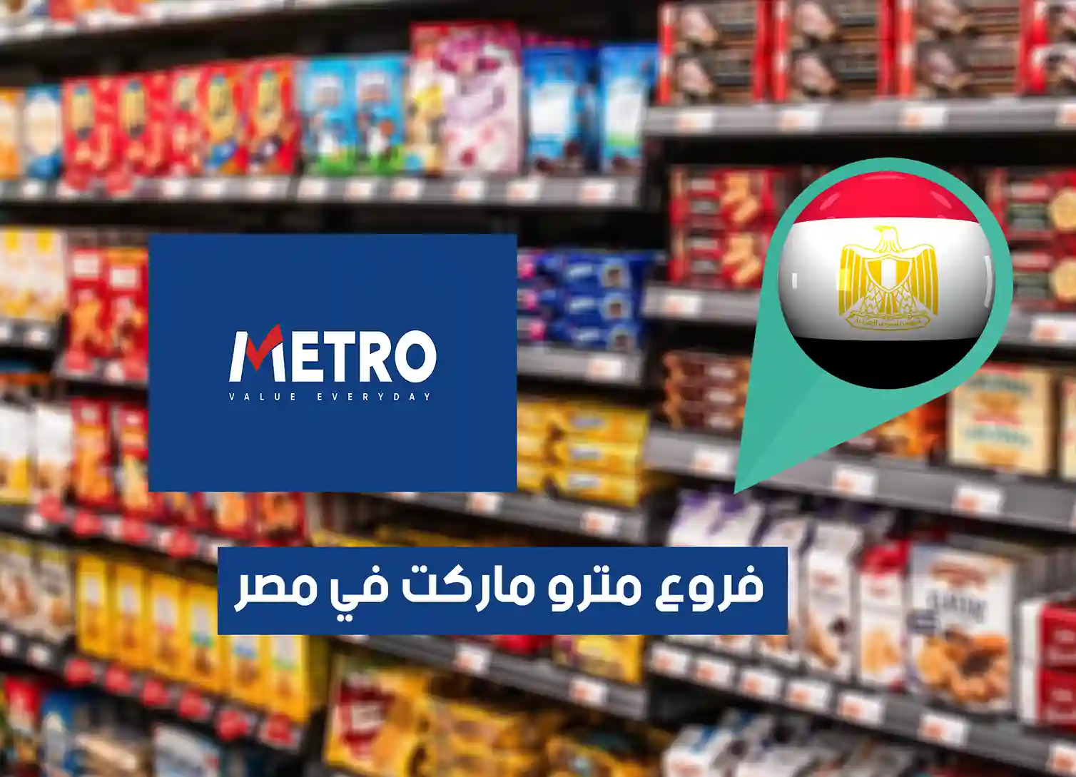 عناوين فروع مترو ماركت في مصر (2026) Metro Market Egypt